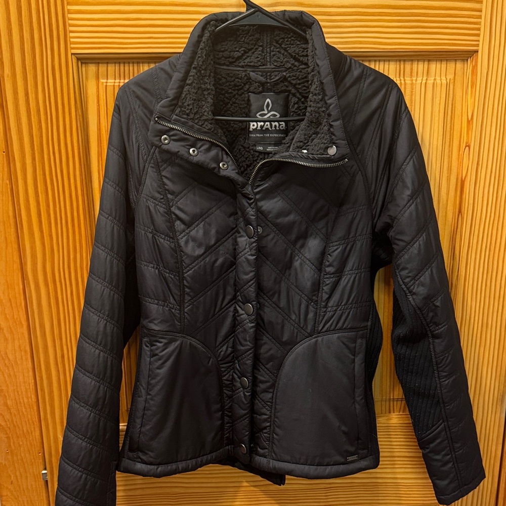 Prana Women's Black Puffer Jacket
